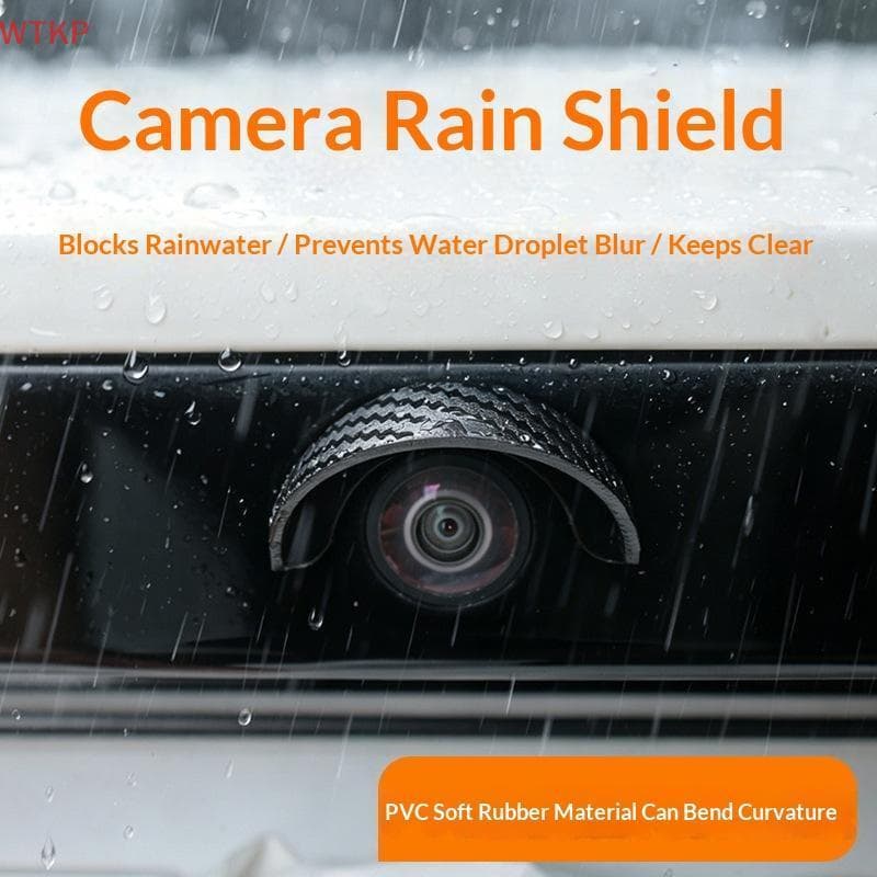 Câmera De Visão Traseira Do Carro Sombra De Sol Viseira De Chuva Capa Protetora À Prova Dwaterproof Água Anti-Reflexo Un