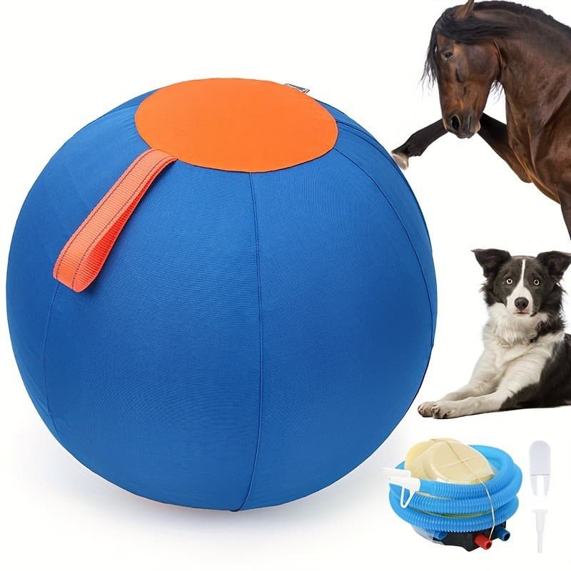 Brinquedo de bola gigante para cachorro, conjunto completo de bola para cachorro, bola Polo para animais de estimação, t