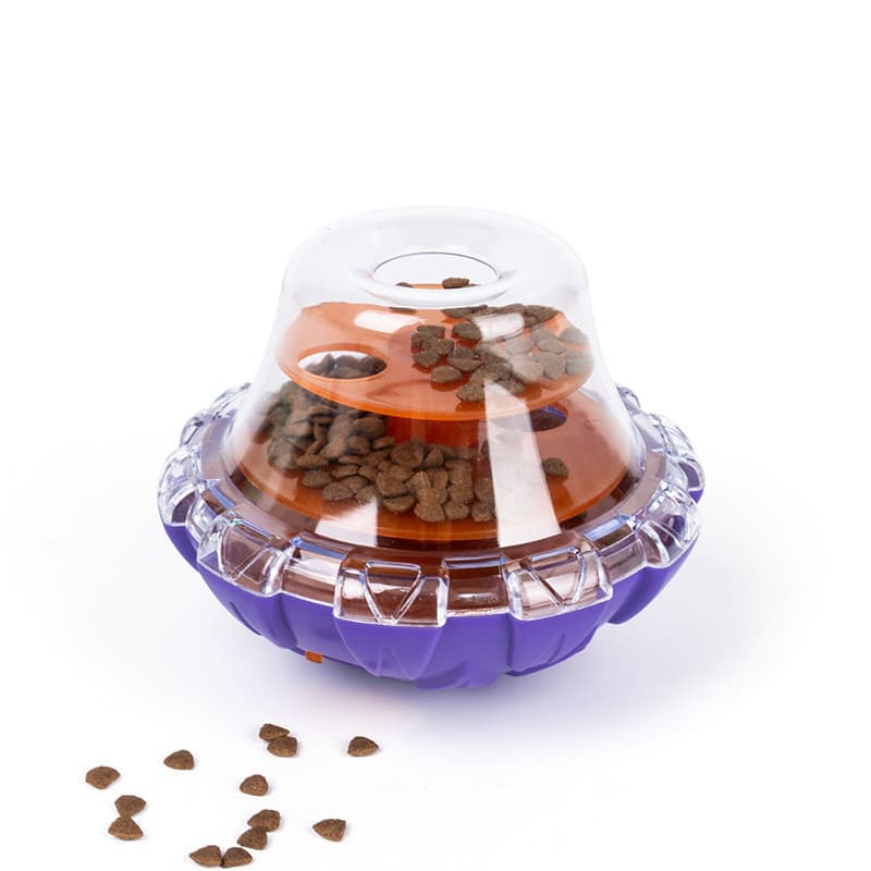 Brinquedos educativos para vazamento de comida de cachorro, brinquedos educativos para gatos e gatos, copo de descompres