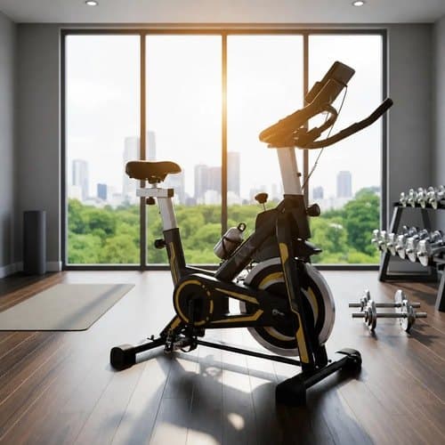 Bicicleta Ergométrica 120kg Fitness Cardio Chibavxb1000=1 Preto 12v