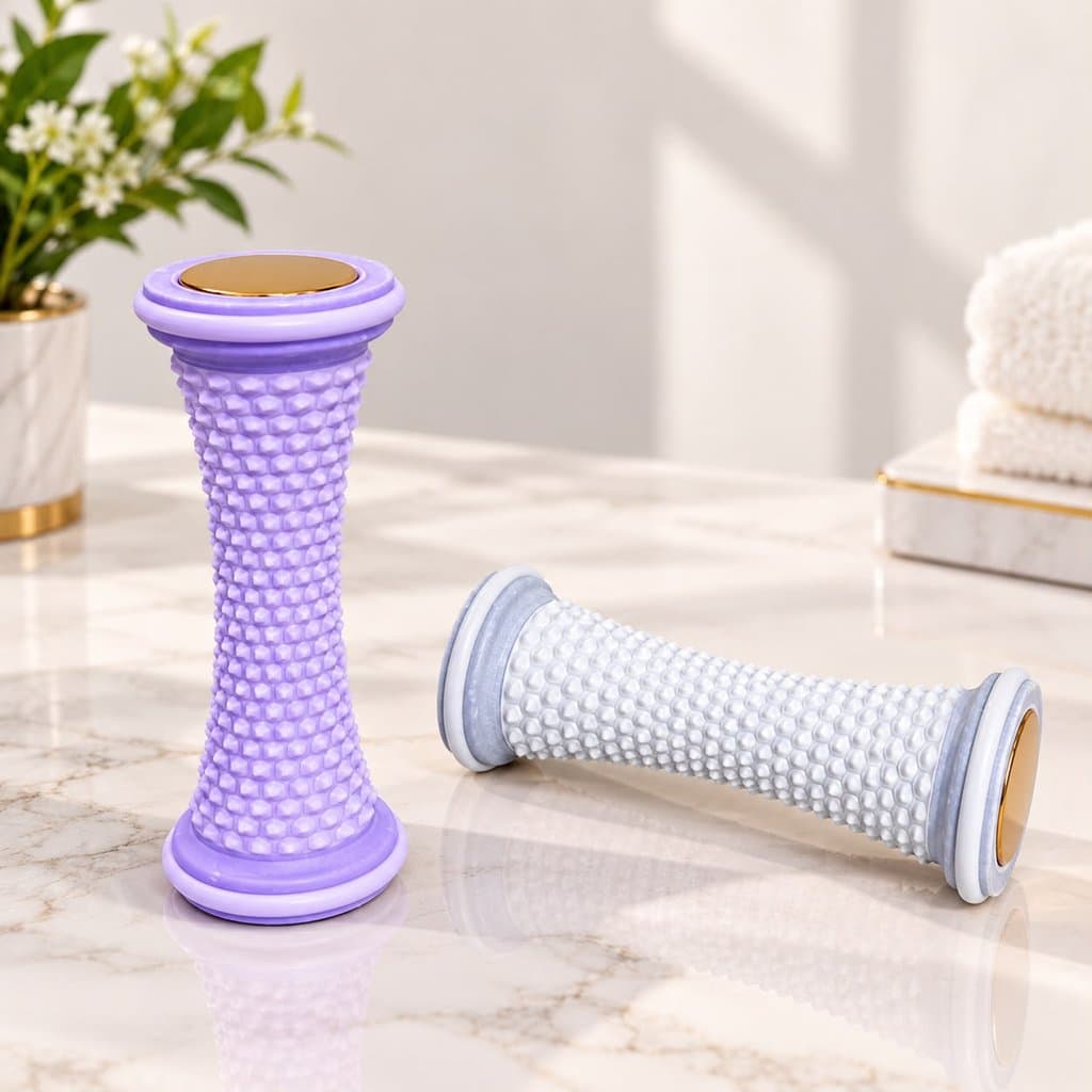Rolo Massageador Para Pés Massageador Plantar Relaxamento Muscular Cores Sortidas