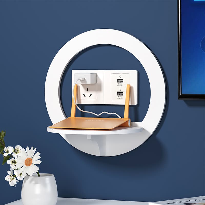 Suporte para projetor, prateleira de parede para roteador, sem perfuração, caixa superior, prateleira de parede, cama mu