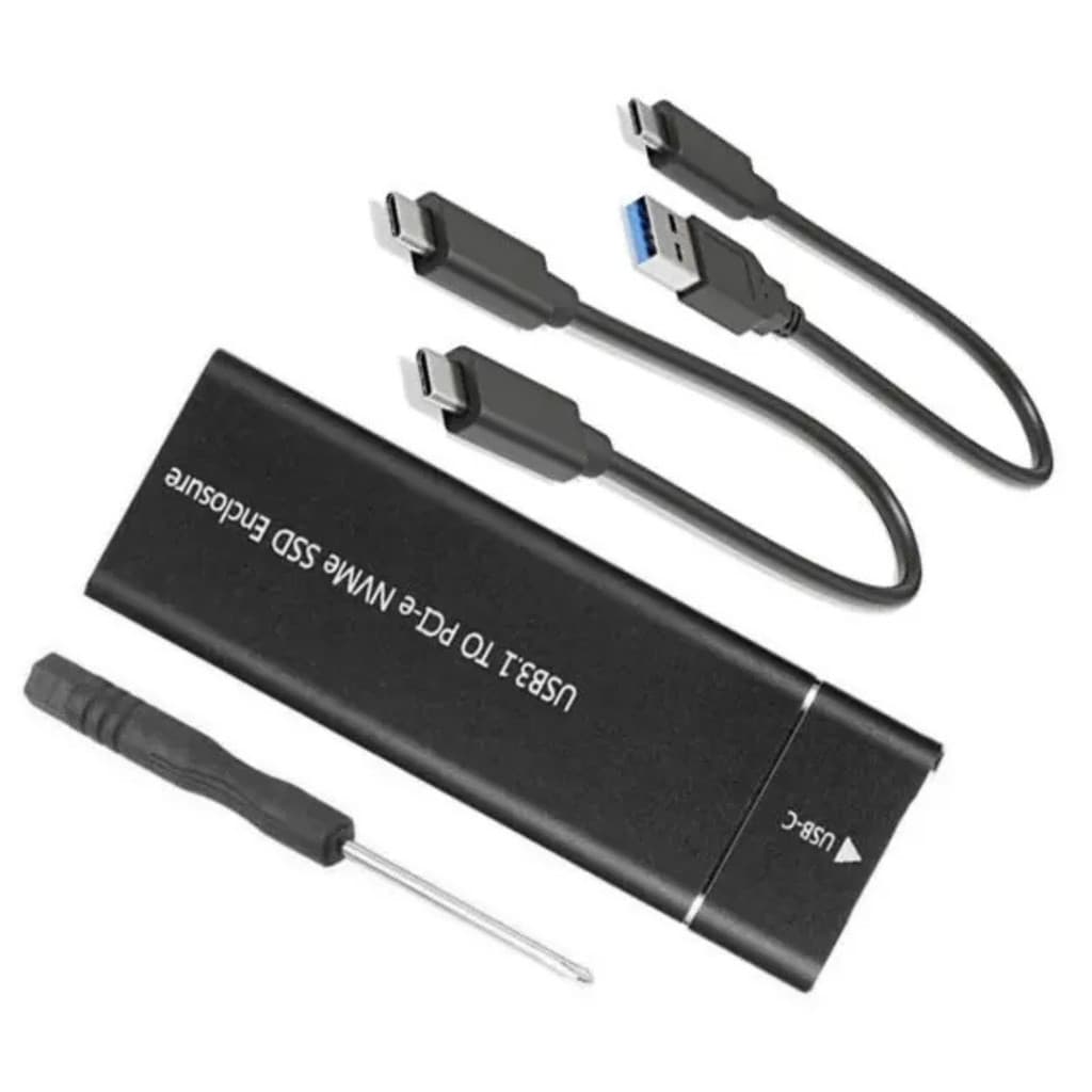 Case SSD Externo NVMe M.2 USB Tipo C 10Gbps Alumínio 