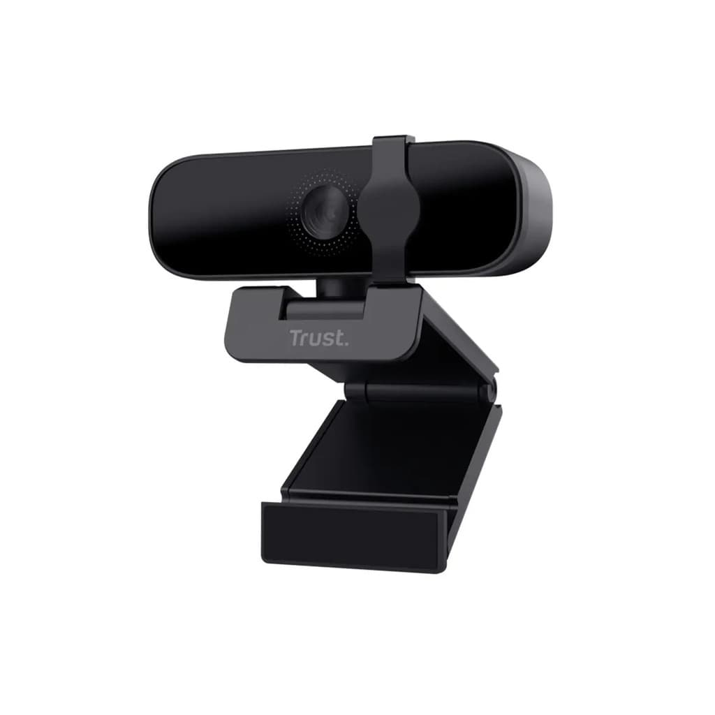 Webcam Trust Full Hd 1080p Com Microfone Integrado E Clipe Preto
