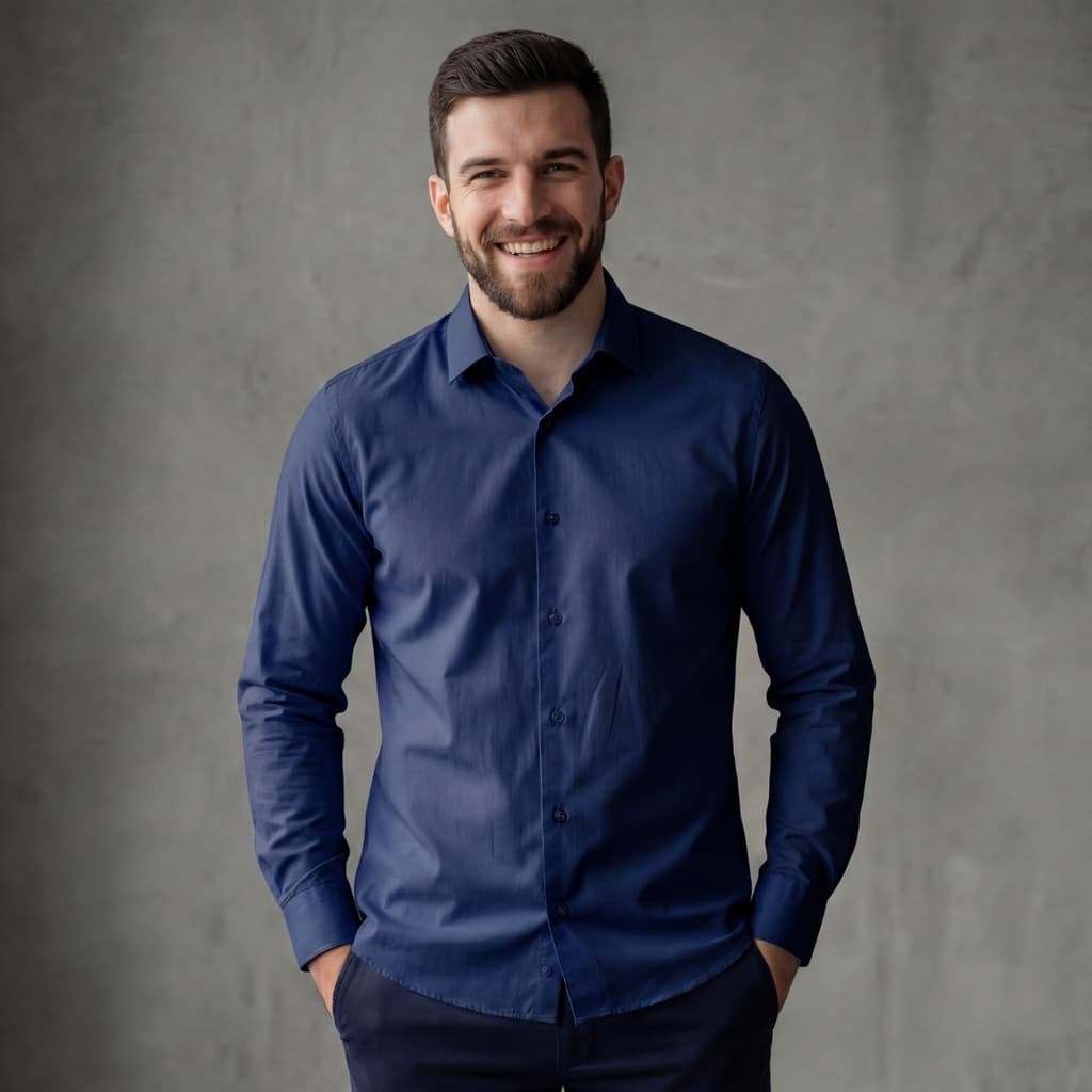 Camisa Masculina Manga Longa Tricoline Premium Slim Fit Social — Laboureé