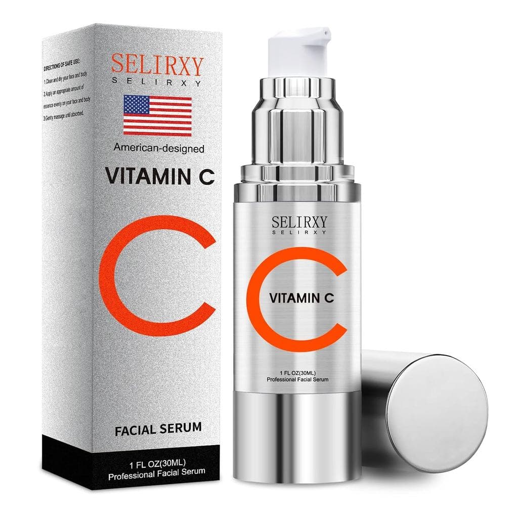 Sérum Super Vitamina C para Mulheres com Mais de 70 Anos, Pacote Completo de Sérum Facial para Pele Madura, Hidratante, 