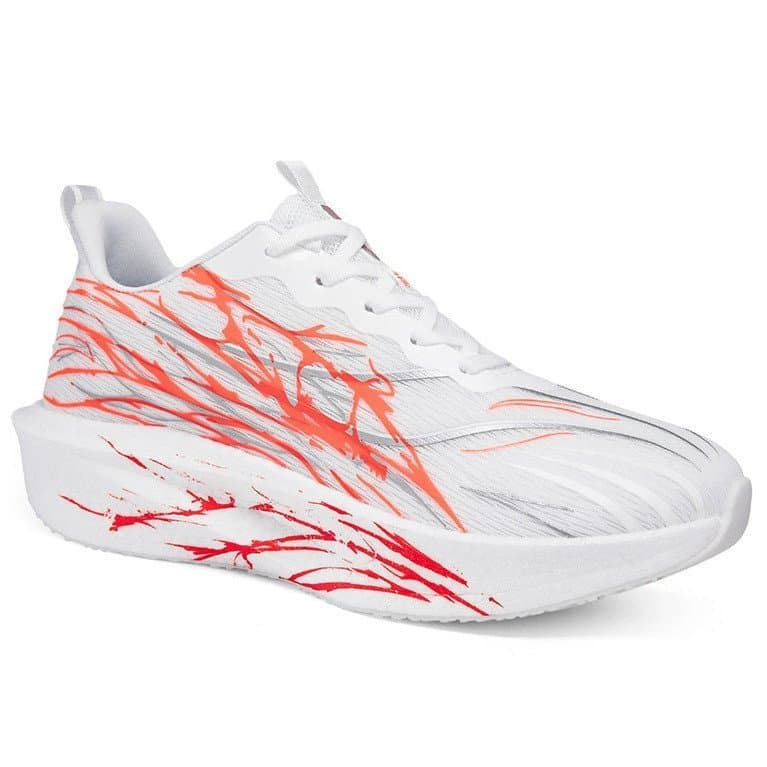 Novo estilo contraste cor tênis de corrida masculino absorção de choque Ultra-leve profissional tênis esportivos