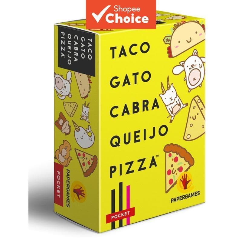 Taco Cat Queijo De Cabra Pizza Todo Inglês Presunto Festa Em Família Cartão De Jogo De Cartas De Ação Rápida Mesa Intera