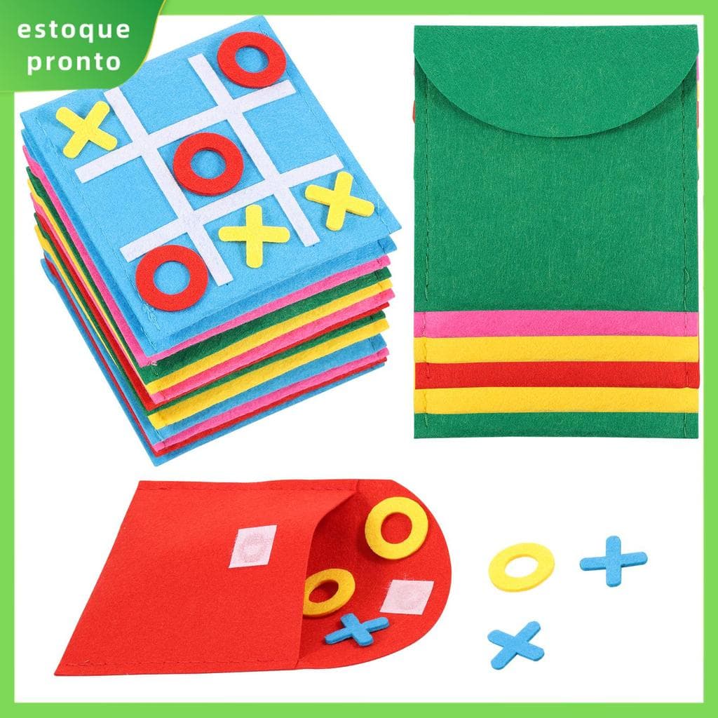 Jogo De Tabuleiro De Feltro Divertido Mini Brinquedo Portátil Família Crianças SHOPSKC9214