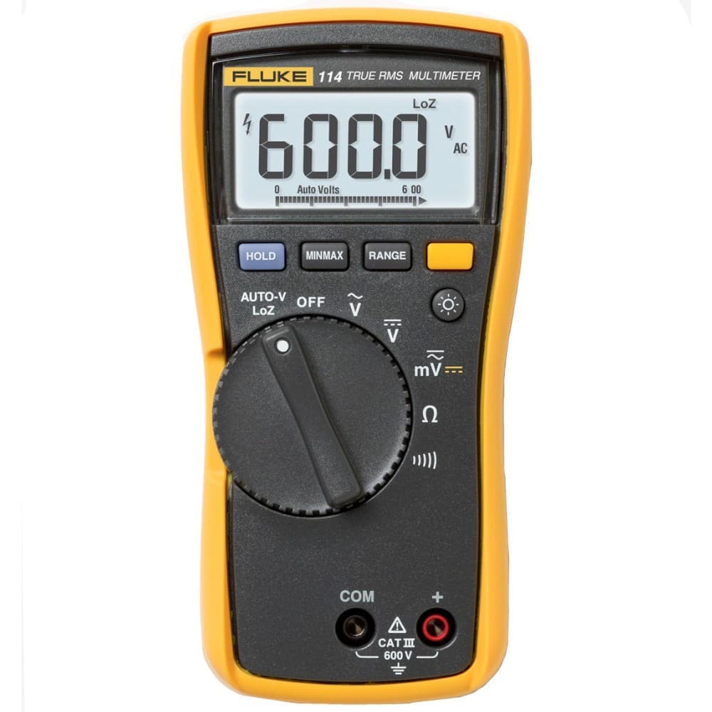 Multímetro digital portátil True RMS CAT III 600 V 114 - Fluke