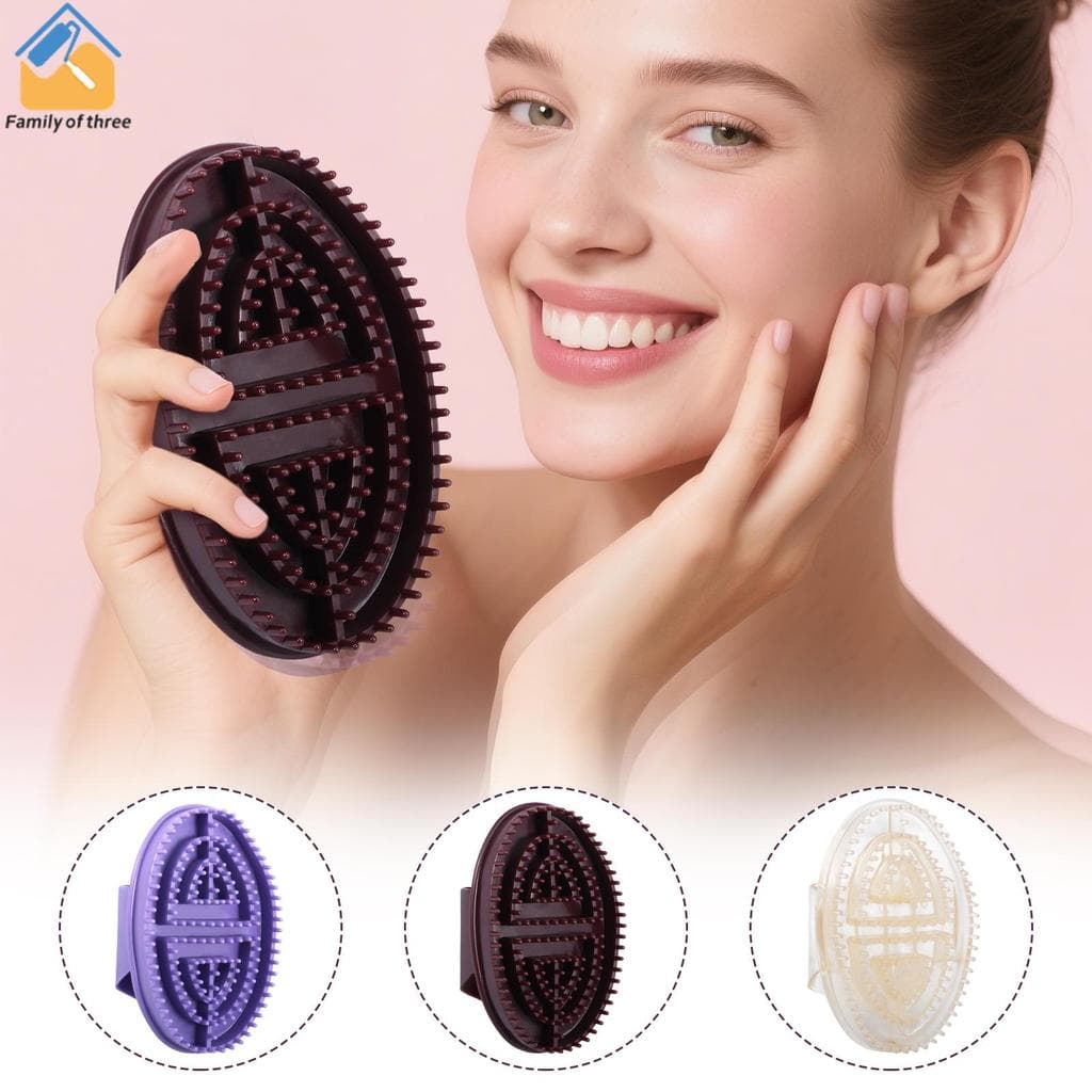 6 Pçs Escova De Massagem Atenciosa De Longa Duração De Corpo Inteiro Versátil Ferramenta Massageador Muscular SHOPSKC525