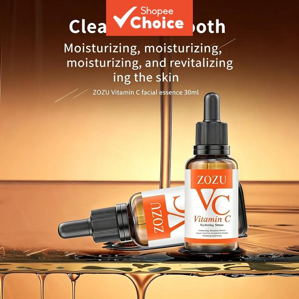 Soro Facial Iluminador De Vitamina C 30ml , Brilho De Verão , Manchas Escuras E Hidratação Para Cuidados Com A Pele