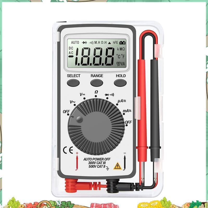 AN101 Multímetro Digital Multimetro Tester DC/AC Tensão Medidor De Corrente Testadores Profissionais De Bolso