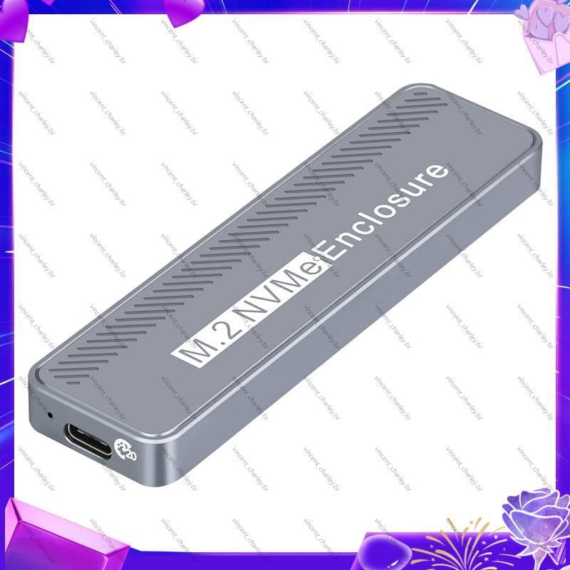 [vincent_c] M . 2 NVME Gabinete M2 SSD USB3.2 20 Gbps Para 2230/2242/2260/2280 Chave Caixa Externa