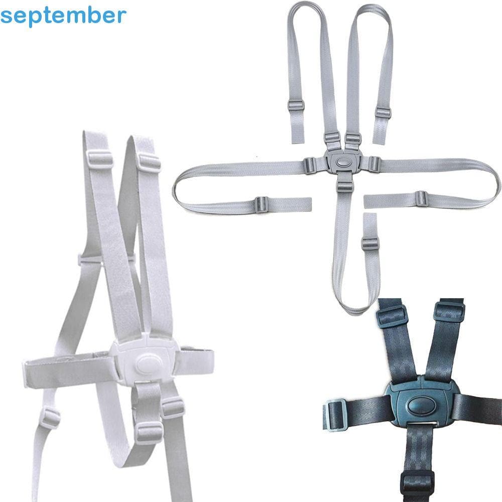 Correias De Cadeira Alta SEPTEMBERB , Cinto De Alimentação De Bebê Com Fivela De Liberação Rápida De 5 Pontos , Ajustáve