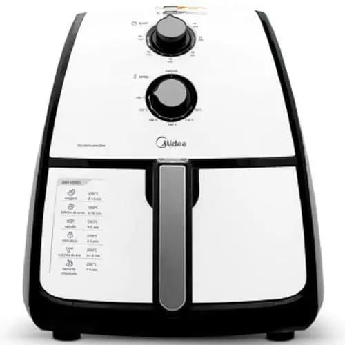 Fritadeira Elétrica Sem Óleo Fra4 Midea 1500w Branco
