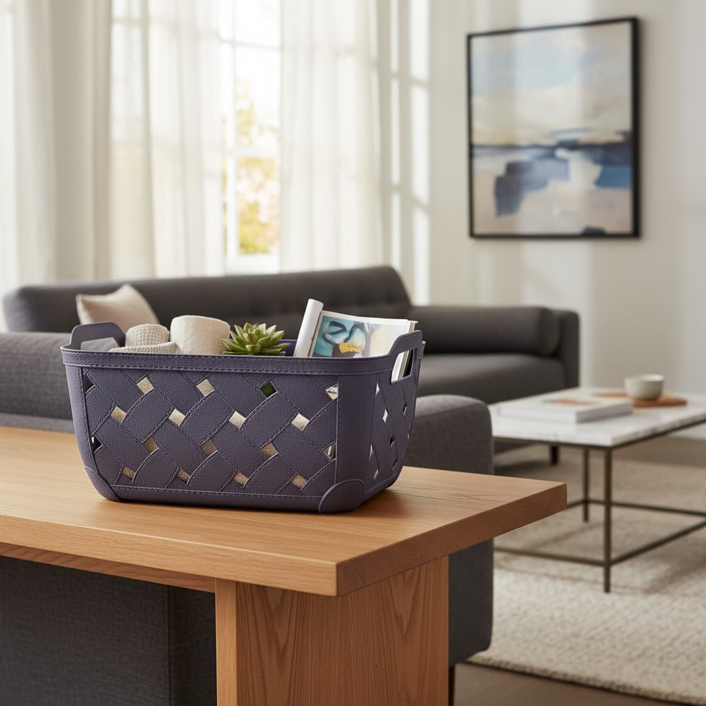 Cesto Organizador Multiuso Para Banheiro Cozinha Decorativo