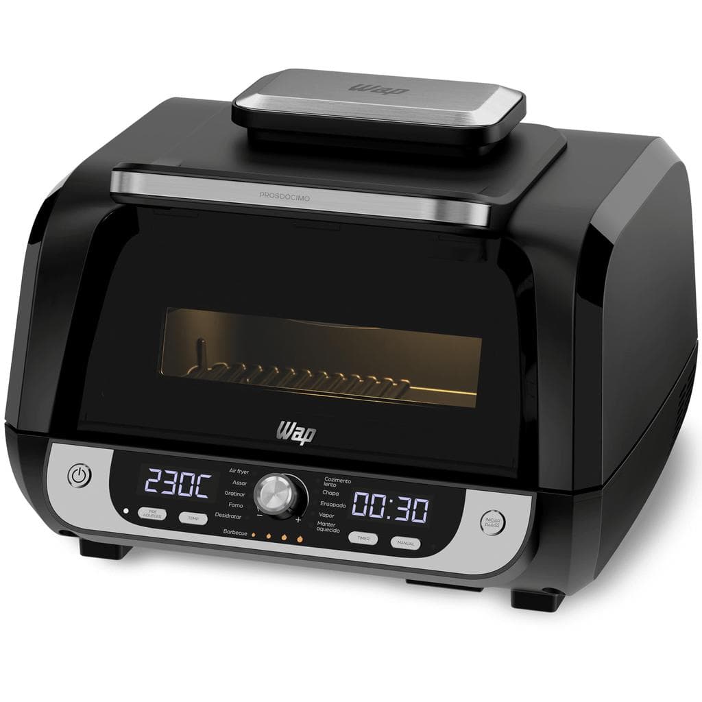 Fritadeira Elétrica WAP Air Fryer Barbecue Digital