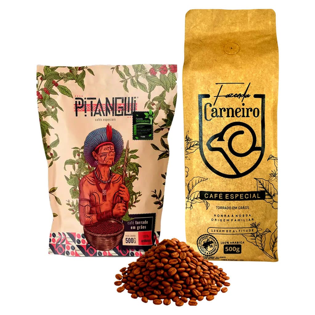 Kit Café Especial +84 Pts Sul de Minas 2x 500g Em Grãos