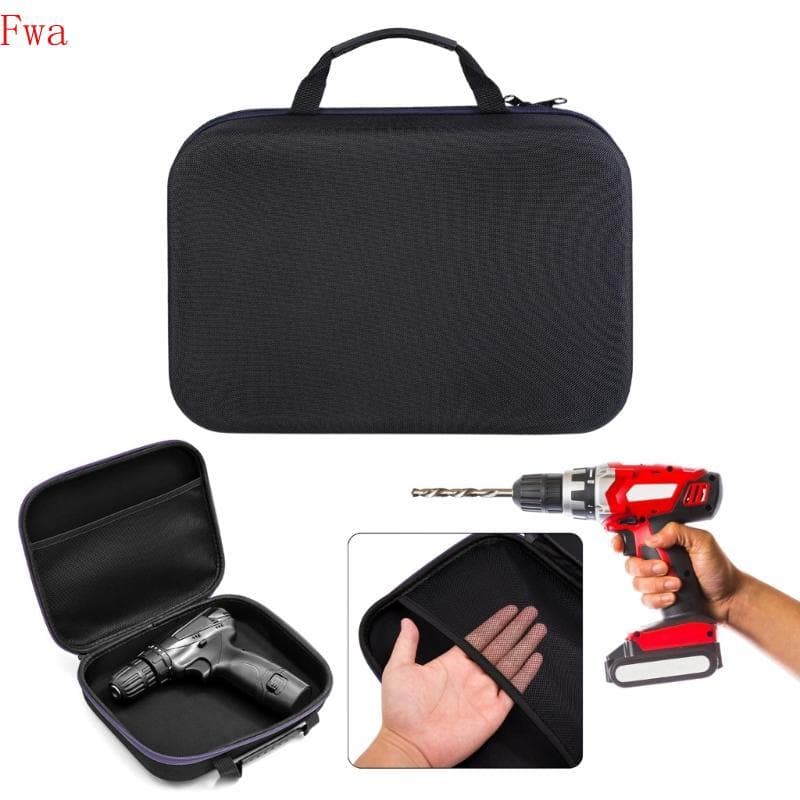 Fwa Bolsa De Ferramentas À Prova D'água , Caixa De Choque , Furadeira Elétrica , Estojo Rígido Para Loja , Ferramenta De