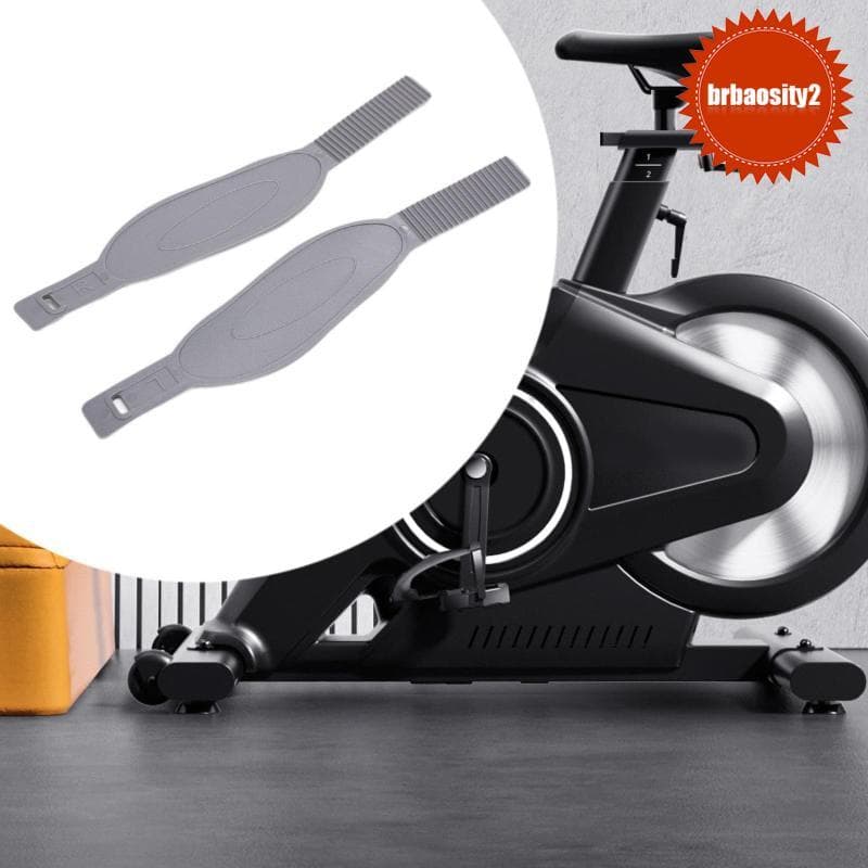 [Brbaosity2] Correias Para Pedais De Bicicleta Ergométrica Ajuste Universal Material PP Par De 33 Cm Atualização De Peda