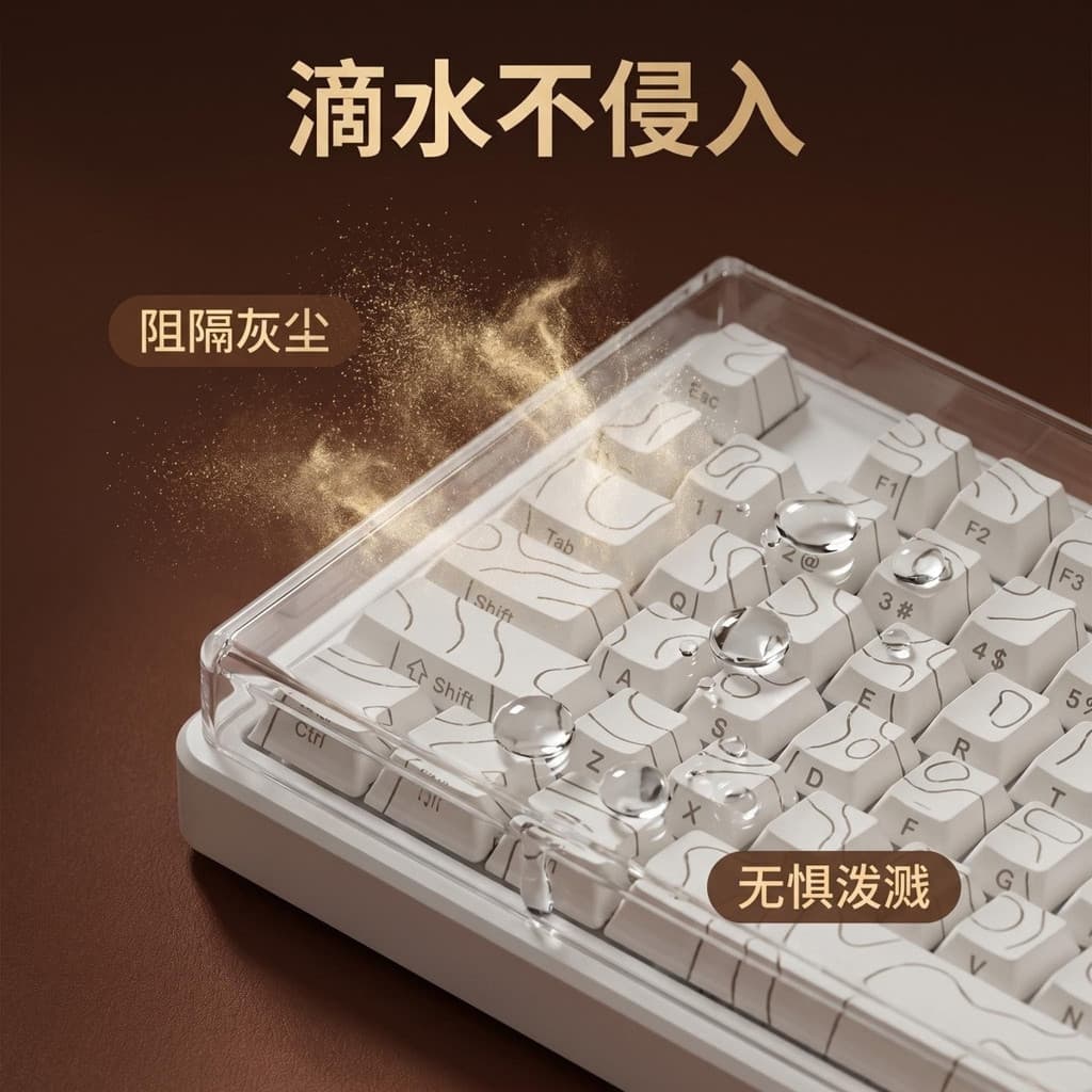 2026 Novo produto teclado capa anti-poeira teclado mecânico capa protetora Keycap anti-poeira acrílico transparente à pr