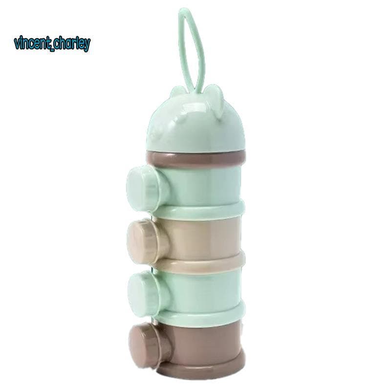 [vincent_c] Dispensador Portátil De Leite Em Pó Para Bebês , Recipiente De Armazenamento De Alimentos Lanches Infantis ,