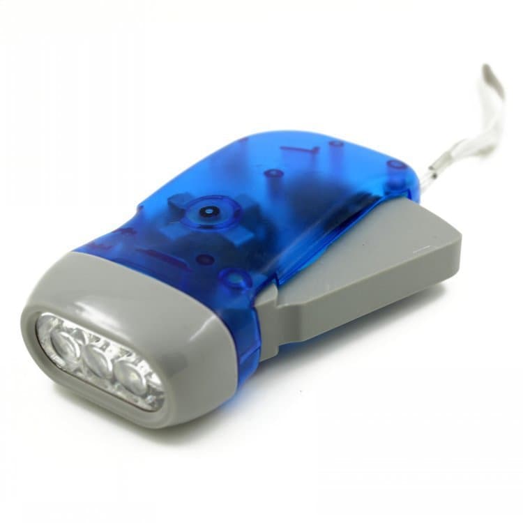 Lanterna de presente de pressão manual Luz de pitada de mão Suprimentos de primeiros socorros Kit de primeiros socorros 
