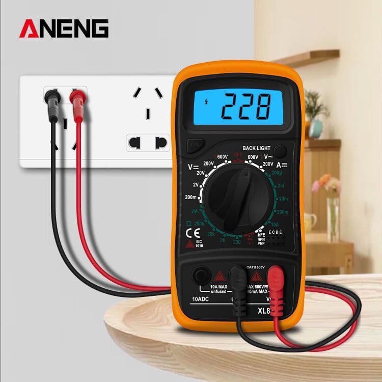 [Produto Premium] Multímetro Digital DT9205A Multímetro Digital Eletrônico de Alta Precisão para Manutenção de Eletricis