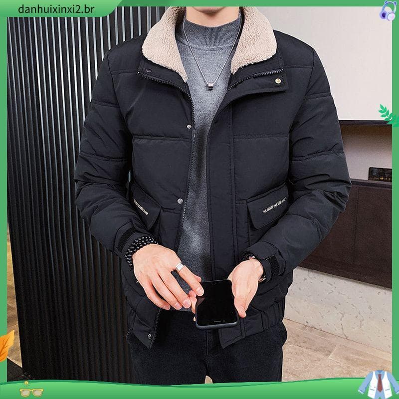 Novo estilo jaqueta acolchoada jaqueta acolchoada jaqueta de inverno jaqueta acolchoada quente masculina na moda forro d