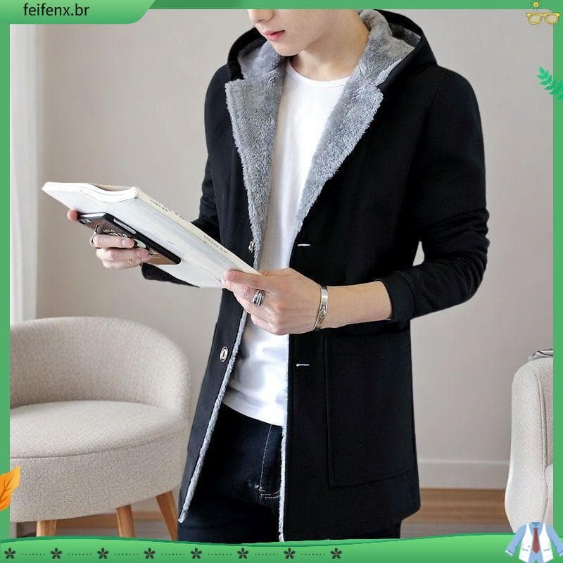 Jaqueta masculina outono inverno estilo 2024 novo estilo jaqueta primavera outono juventude bonito roupas de inverno rou