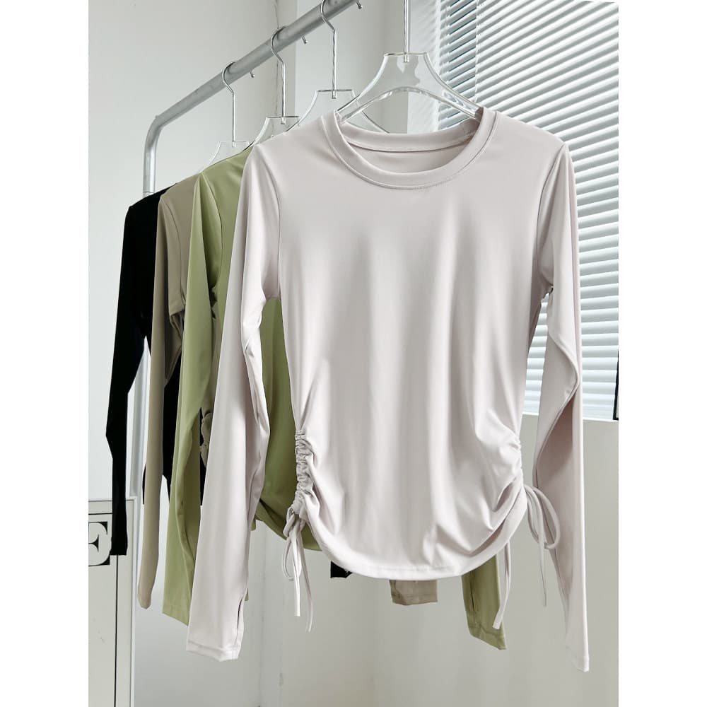 Roupas de Yoga topos de manga comprida feminino 2026 novo estilo High-End profissional esportes roupas de Fitness Pilate