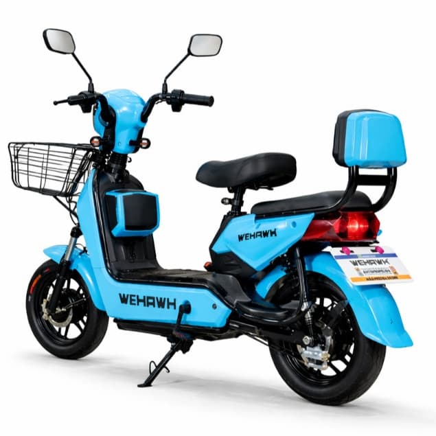 1.1 Bicicleta Scooter Eletrica Basket Wx-03 Wehawk 500w Bat 48v 12ah Sem CNH, Bateria Chumbo Removível