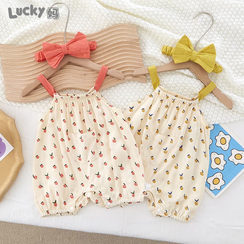 Roupas de bebê recém-nascido roupas de verão terno fino 0-3-6 meses bebê menina estilingue 7 mês inteiro princesa bonito
