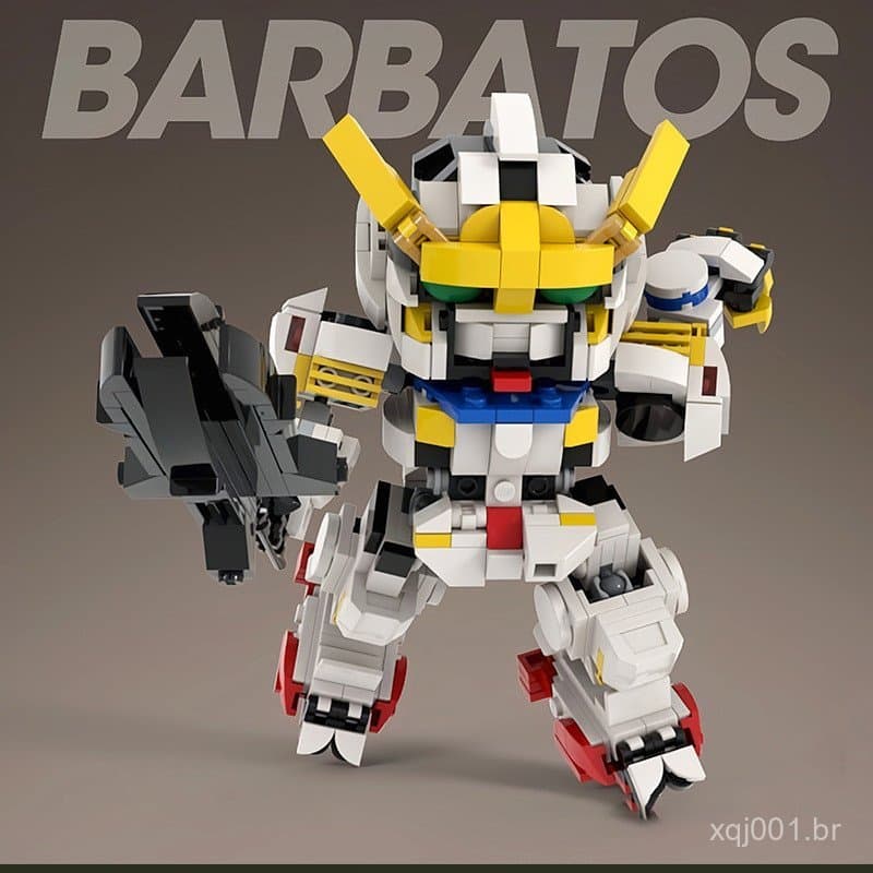 Os blocos de montar MOC são compatíveis com os blocos de montar Lego SD Barbatos, ornamentos de blocos de montar e bloco