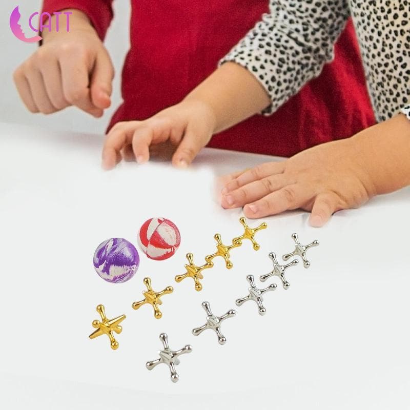 [Dadada2] Jogo De Jacks Com Bola , Jogos De Tabuleiro Divertidos Para Crianças Em Família , Meias Noturnas , Enchimentos