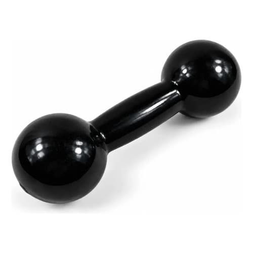 Halter Bola 5kg Emborrachado Peso Academia Musculação Treino Preto