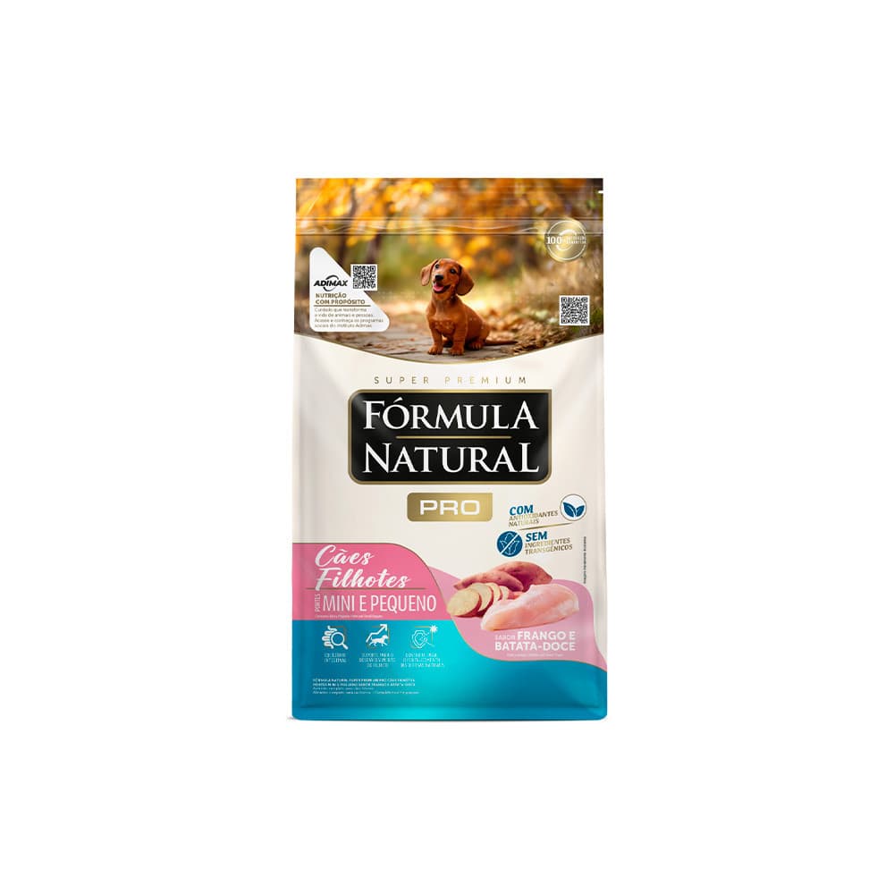 FORMULA NATURAL PRO CAES FILHOTES MINI E PEQUENOS FRANGO 1KG