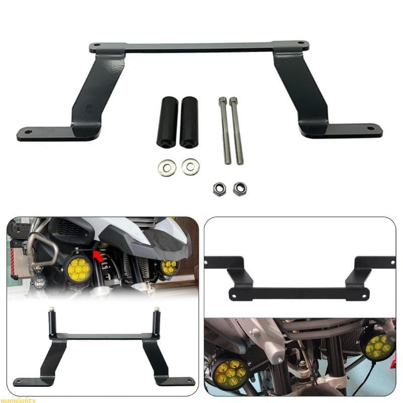 moonlighty Moto Led Barra De Luz Trabalho Suporte Montagem Da Lâmpada Acessórios À Prova Choque Para R1200GS R1250GS