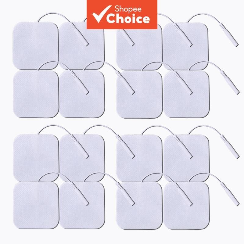 Almofadas de Eletrodos de Substituição, Patch de Gel Condutivo Autoadesivo, Acessórios para Massageador Muscular