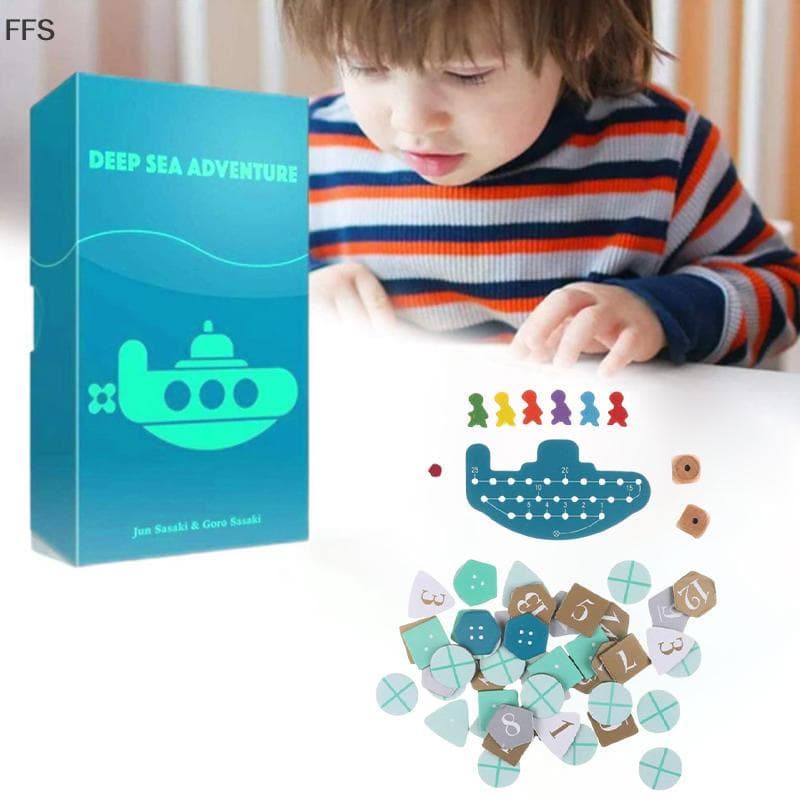 FSLUXO Jogos De Tabuleiro De Aventura Em Mar Profundo , Jogo De Cartas Para Festa Família , Brinquedos Divertidos , Inte