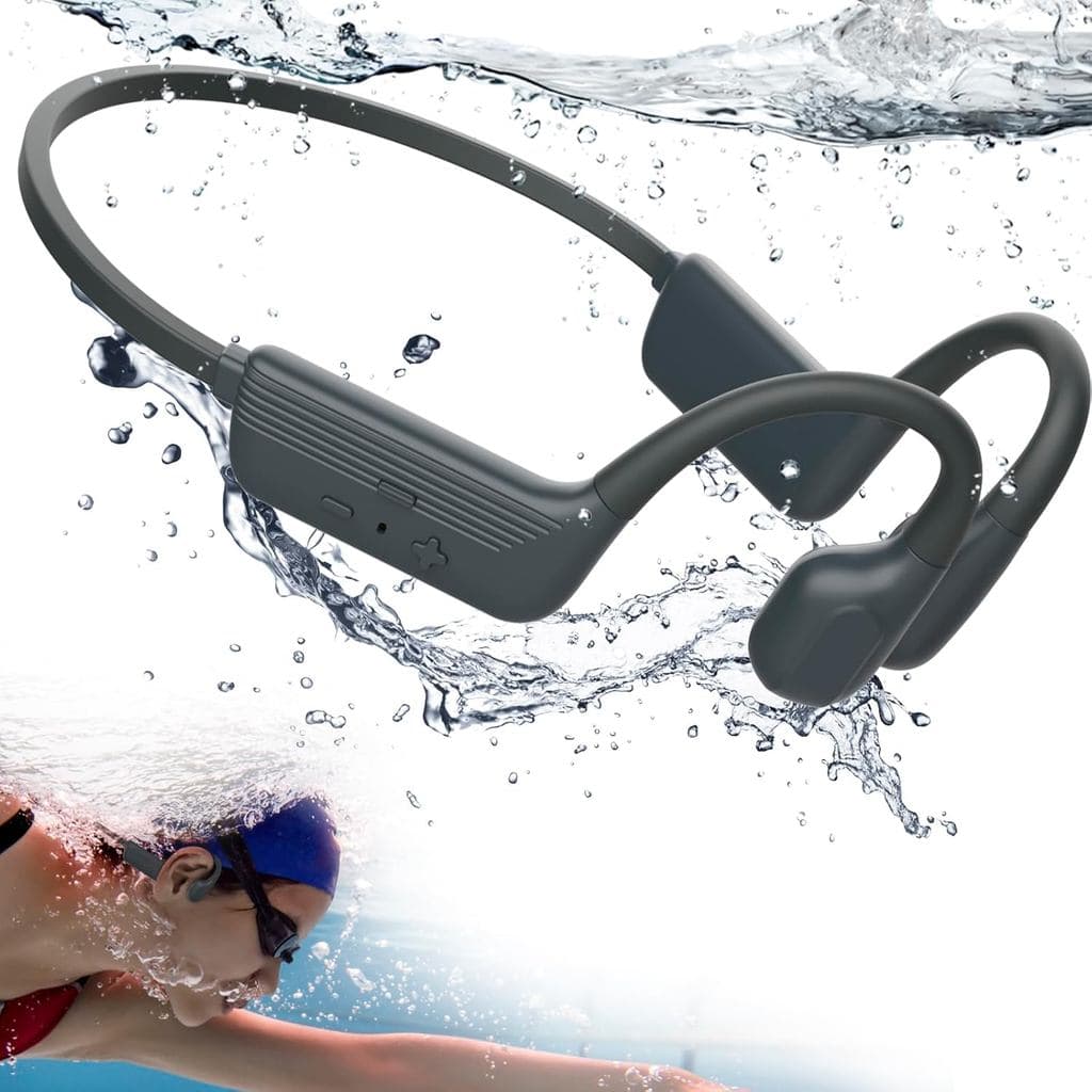 Fones de Ouvido para Natação MONODEAL - Fones de Ouvido à Prova d'Água IP68 |   Fones de Ouvido Bluetooth à Prova d'Água