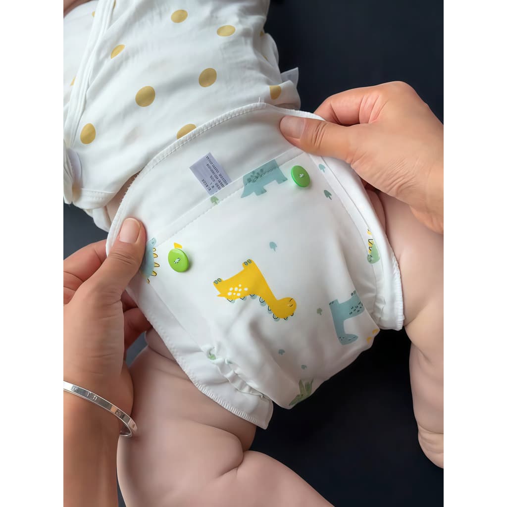 Fraldas para bebês, fraldas para treinamento de banheiro, calças laváveis para bebês recém-nascidos, à prova de vazament