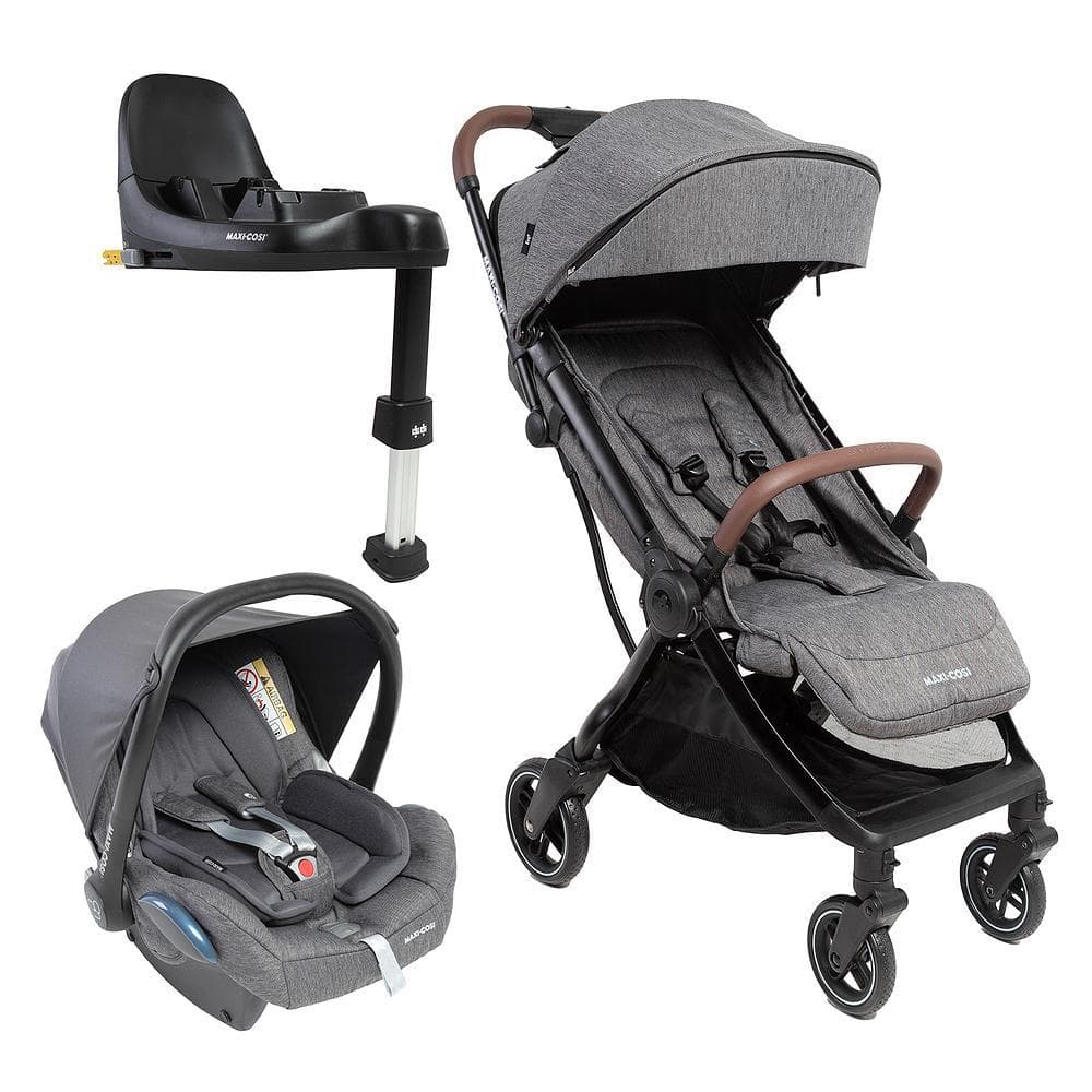 Carrinho de Bebê Travel System Bebê Conforto Cabriofix Maxi-Cosi Grey 0-22kg Isofix