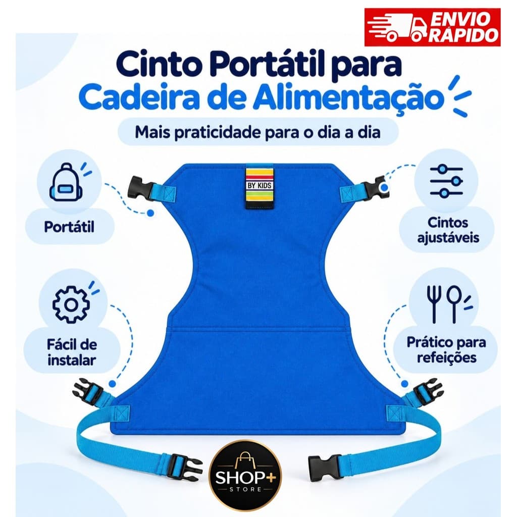 Cinto Assento de Alimentação Portátil para Bebê Cadeira Ajustável