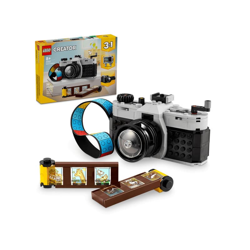 Blocos de Montar - Creator 3 em 1 - Camera Retro LEGO DO BRASIL