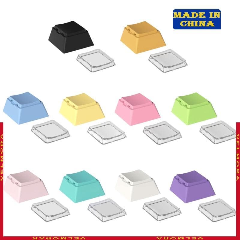 Teclas VEl Cheey Profile PBT + PC 1U Para Teclados Mecânicos Teclado Jogos