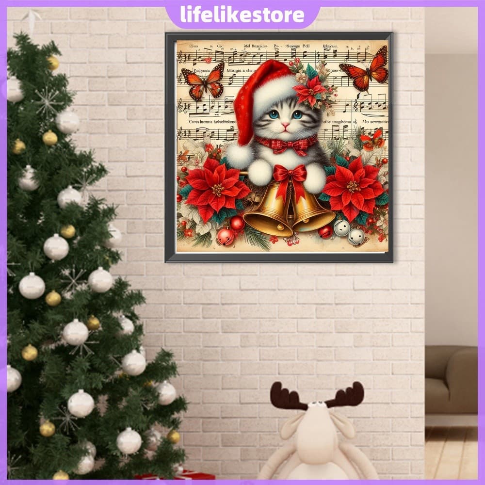 Full DIY 5D Broca Redonda Diamante Arte Pintura 15.75x15.75 Pol . [lifelikestore.br]
