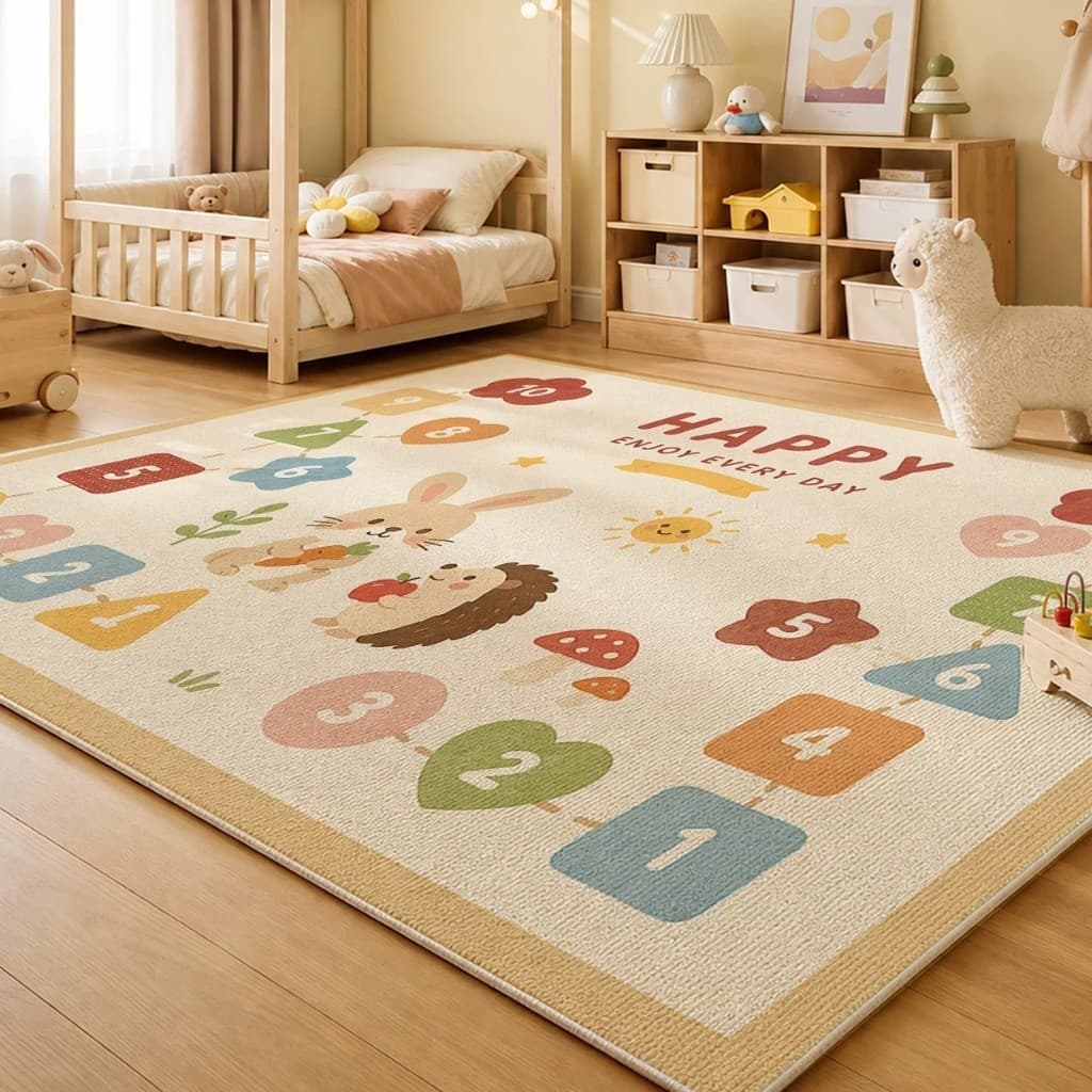 [Novo produto] Tapete Sala de estar Cartoon Dopamina Antiderrapante Tapete de escalada decorativo resistente à sujeira T