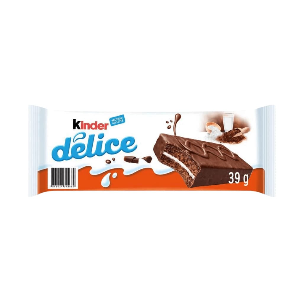 Bolinho Chocolate Kinder Delice 39g Importado